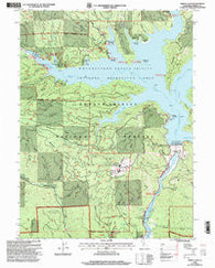Trinity Dam California Historical topographic map, 1:24000 scale, 7.5 X 7.5 Minute, Year 1998