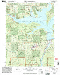 Trinity Dam California Historical topographic map, 1:24000 scale, 7.5 X 7.5 Minute, Year 1998