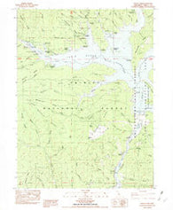 Trinity Dam California Historical topographic map, 1:24000 scale, 7.5 X 7.5 Minute, Year 1982