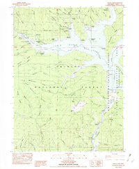 Trinity Dam California Historical topographic map, 1:24000 scale, 7.5 X 7.5 Minute, Year 1982
