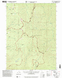 Trinity Mountain California Historical topographic map, 1:24000 scale, 7.5 X 7.5 Minute, Year 1997