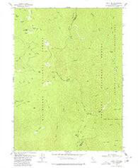 Trinity Mtn California Historical topographic map, 1:24000 scale, 7.5 X 7.5 Minute, Year 1979