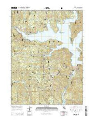 Trinity Dam California Current topographic map, 1:24000 scale, 7.5 X 7.5 Minute, Year 2015