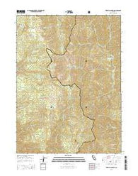 Trinity Mountain California Current topographic map, 1:24000 scale, 7.5 X 7.5 Minute, Year 2015