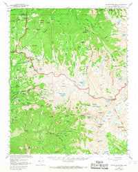 Triple Divide Peak California Historical topographic map, 1:62500 scale, 15 X 15 Minute, Year 1956