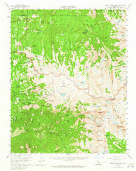 Triple Divide Peak California Historical topographic map, 1:62500 scale, 15 X 15 Minute, Year 1956