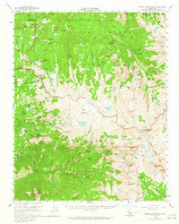 Triple Divide Peak California Historical topographic map, 1:62500 scale, 15 X 15 Minute, Year 1956
