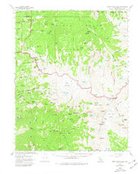 Triple Divide Peak California Historical topographic map, 1:62500 scale, 15 X 15 Minute, Year 1956
