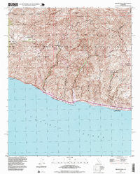 Triunfo Pass California Historical topographic map, 1:24000 scale, 7.5 X 7.5 Minute, Year 1994
