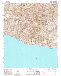 Triunfo Pass California Historical topographic map, 1:24000 scale, 7.5 X 7.5 Minute, Year 1991