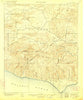 Triunfo Pass California Historical topographic map, 1:62500 scale, 15 X 15 Minute, Year 1921