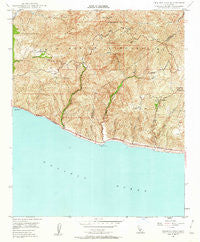 Triunfo Pass California Historical topographic map, 1:24000 scale, 7.5 X 7.5 Minute, Year 1949
