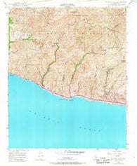 Triunfo Pass California Historical topographic map, 1:24000 scale, 7.5 X 7.5 Minute, Year 1949