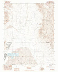 Trona East California Historical topographic map, 1:24000 scale, 7.5 X 7.5 Minute, Year 1982