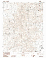 Trona West California Historical topographic map, 1:24000 scale, 7.5 X 7.5 Minute, Year 1983