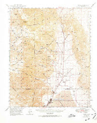 Trona California Historical topographic map, 1:62500 scale, 15 X 15 Minute, Year 1949
