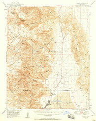 Trona California Historical topographic map, 1:62500 scale, 15 X 15 Minute, Year 1949