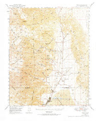 Trona California Historical topographic map, 1:62500 scale, 15 X 15 Minute, Year 1949