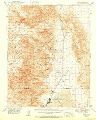 Trona California Historical topographic map, 1:62500 scale, 15 X 15 Minute, Year 1950