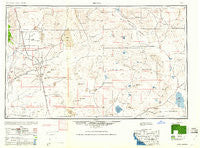 Trona California Historical topographic map, 1:250000 scale, 1 X 2 Degree, Year 1960