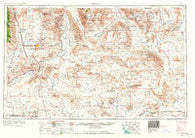Trona California Historical topographic map, 1:250000 scale, 1 X 2 Degree, Year 1957