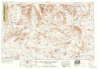 Trona California Historical topographic map, 1:250000 scale, 1 X 2 Degree, Year 1957
