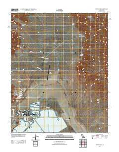 Trona East California Historical topographic map, 1:24000 scale, 7.5 X 7.5 Minute, Year 2012