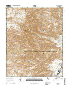 Trona West California Current topographic map, 1:24000 scale, 7.5 X 7.5 Minute, Year 2015