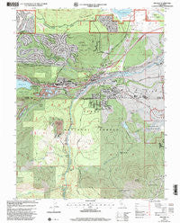 Truckee California Historical topographic map, 1:24000 scale, 7.5 X 7.5 Minute, Year 2000
