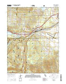 Truckee California Current topographic map, 1:24000 scale, 7.5 X 7.5 Minute, Year 2015