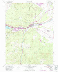 Truckee California Historical topographic map, 1:24000 scale, 7.5 X 7.5 Minute, Year 1955