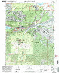 Truckee California Historical topographic map, 1:24000 scale, 7.5 X 7.5 Minute, Year 2000