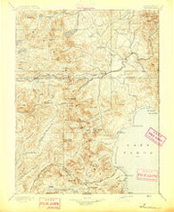 Truckee California Historical topographic map, 1:125000 scale, 30 X 30 Minute, Year 1895