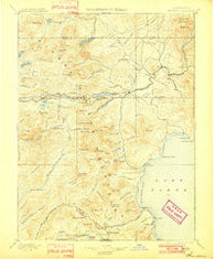 Truckee California Historical topographic map, 1:125000 scale, 30 X 30 Minute, Year 1895