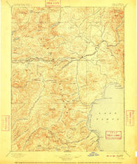 Truckee California Historical topographic map, 1:125000 scale, 30 X 30 Minute, Year 1895