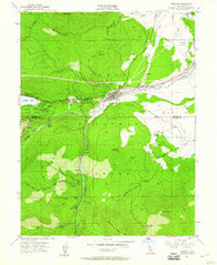 Truckee California Historical topographic map, 1:24000 scale, 7.5 X 7.5 Minute, Year 1955