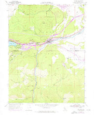 Truckee California Historical topographic map, 1:24000 scale, 7.5 X 7.5 Minute, Year 1955