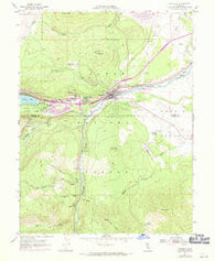 Truckee California Historical topographic map, 1:24000 scale, 7.5 X 7.5 Minute, Year 1955