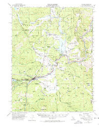 Truckee California Historical topographic map, 1:62500 scale, 15 X 15 Minute, Year 1955