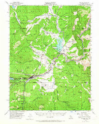 Truckee California Historical topographic map, 1:62500 scale, 15 X 15 Minute, Year 1955