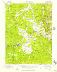 Truckee California Historical topographic map, 1:62500 scale, 15 X 15 Minute, Year 1955