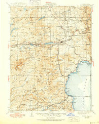 Truckee California Historical topographic map, 1:125000 scale, 30 X 30 Minute, Year 1940