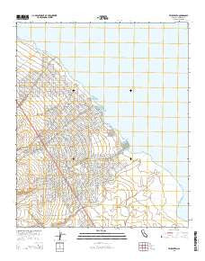 Truckhaven California Current topographic map, 1:24000 scale, 7.5 X 7.5 Minute, Year 2015