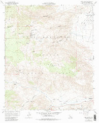 Tubb Canyon California Historical topographic map, 1:24000 scale, 7.5 X 7.5 Minute, Year 1959