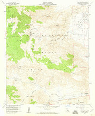 Tubb Canyon California Historical topographic map, 1:24000 scale, 7.5 X 7.5 Minute, Year 1959