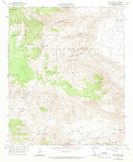 Tubb Canyon California Historical topographic map, 1:24000 scale, 7.5 X 7.5 Minute, Year 1959