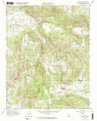 Tucker Mtn California Historical topographic map, 1:24000 scale, 7.5 X 7.5 Minute, Year 1966