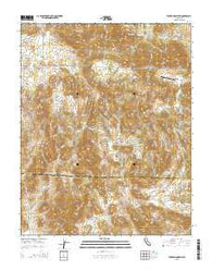 Tucker Mountain California Current topographic map, 1:24000 scale, 7.5 X 7.5 Minute, Year 2015