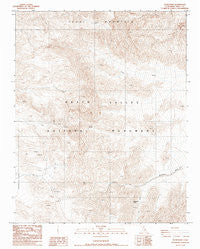 Tucki Wash California Historical topographic map, 1:24000 scale, 7.5 X 7.5 Minute, Year 1987
