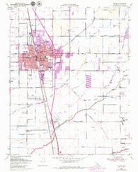 Tulare California Historical topographic map, 1:24000 scale, 7.5 X 7.5 Minute, Year 1950
